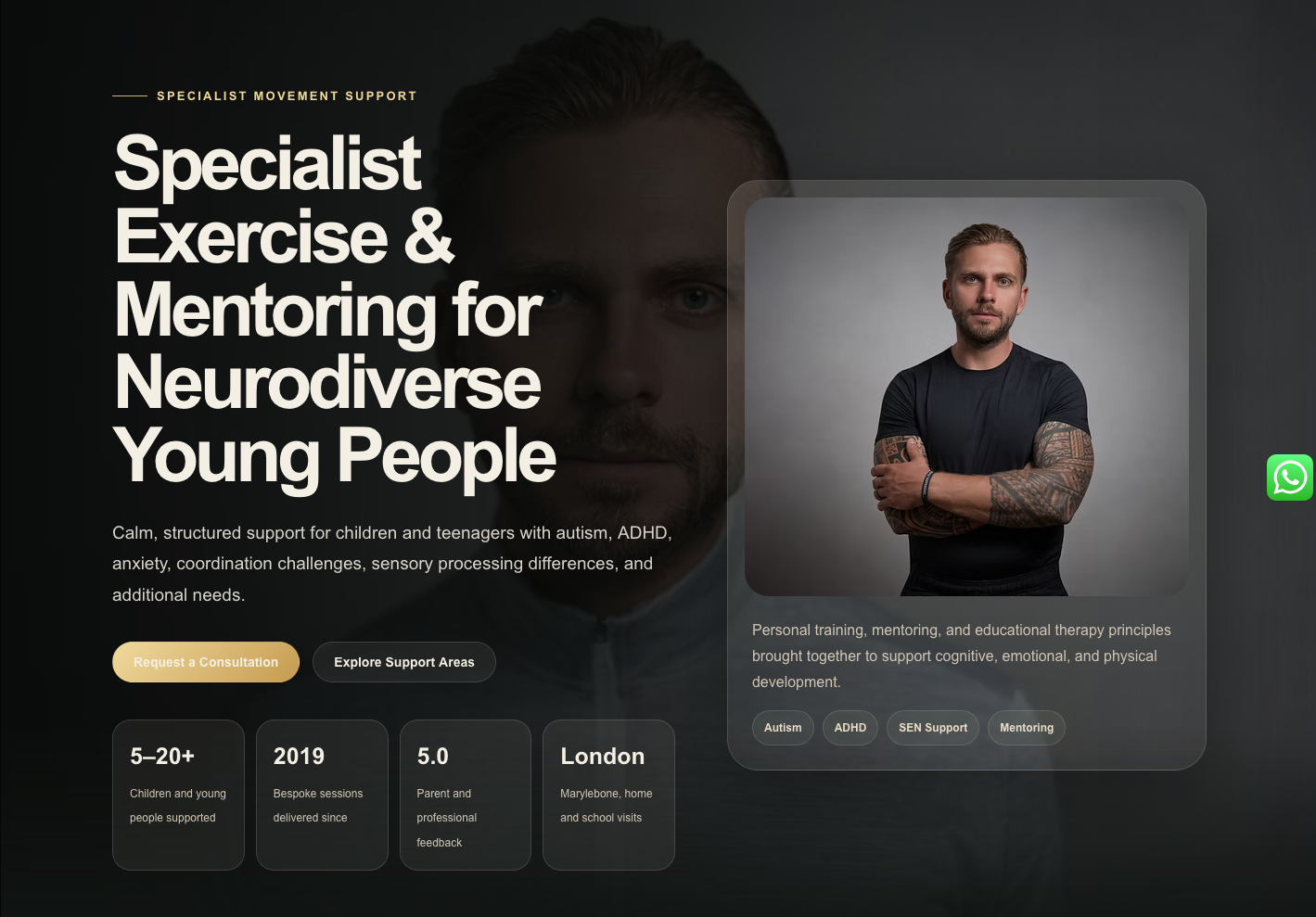 Kevin Will website redesign